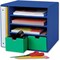 Pacon Classroom Keepers Management Center, 4 Slots and 2 Drawers, Blue P001331 - alternate 3